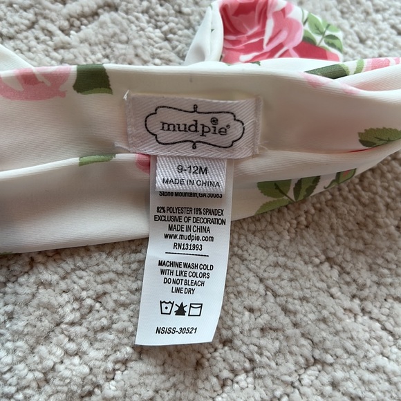 Mud Pie waterproof floral baby headband - Picture 8 of 8